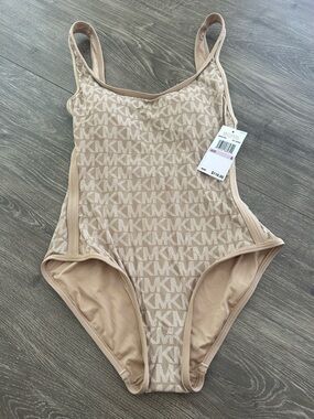 MICHAEL Michael Kors. khaki swimsuit. Size 6. NEW